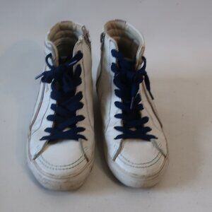Womens Golden Goose GGDB-Slide White High Top Star Sneakers 36/US 6